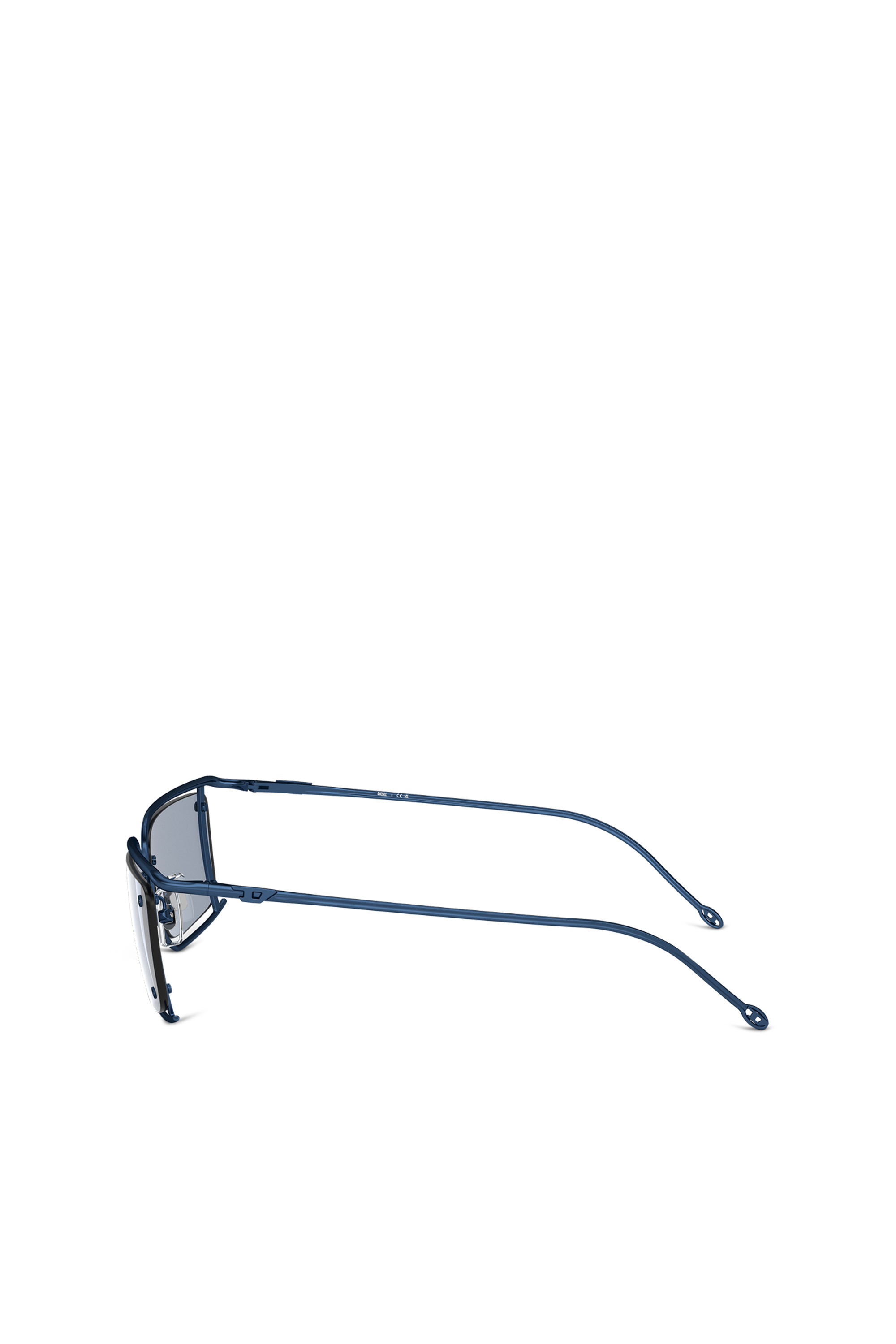 Diesel - 0DL1002, Lunettes de soleil rectangulaires Mixte in Bleu - 3