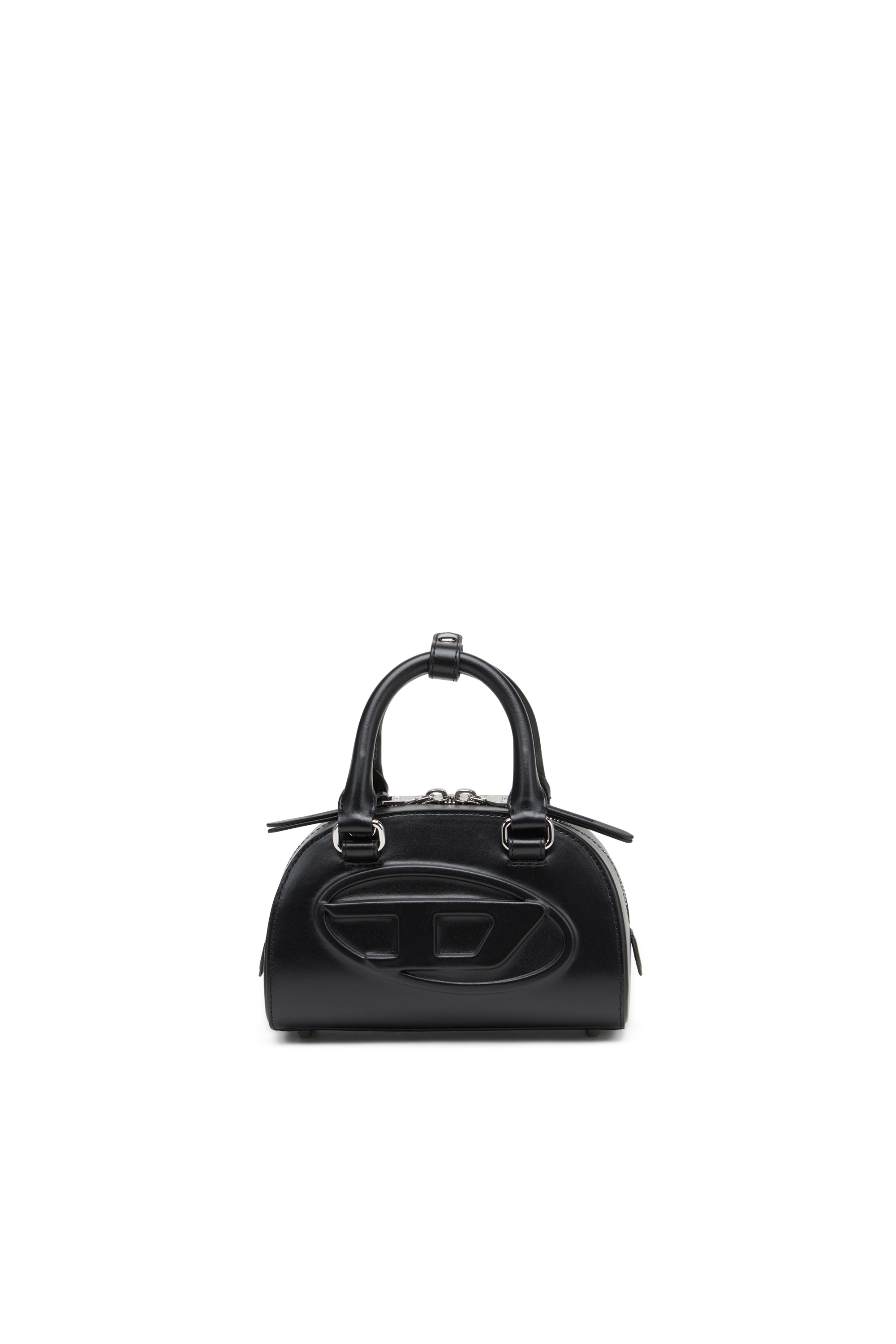 Diesel - 1DR DOME CROSSBODY, 1DR Dome-Mini sac bowling en cuir Femme in Noir - 1