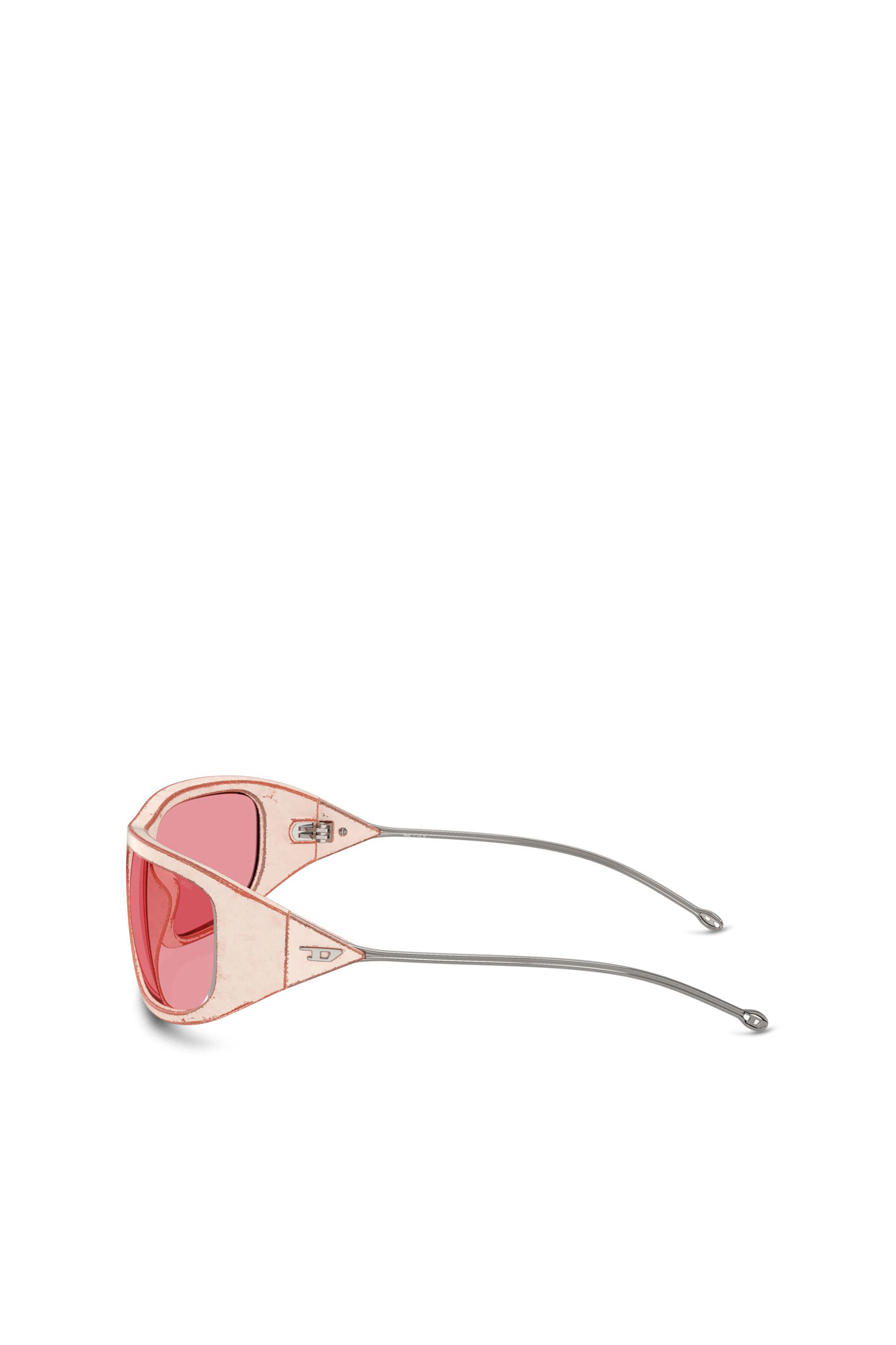 Diesel - 0DL3001 SIZE 61, Lunettas de soleil de style enveloppant Mixte in Rose - 3