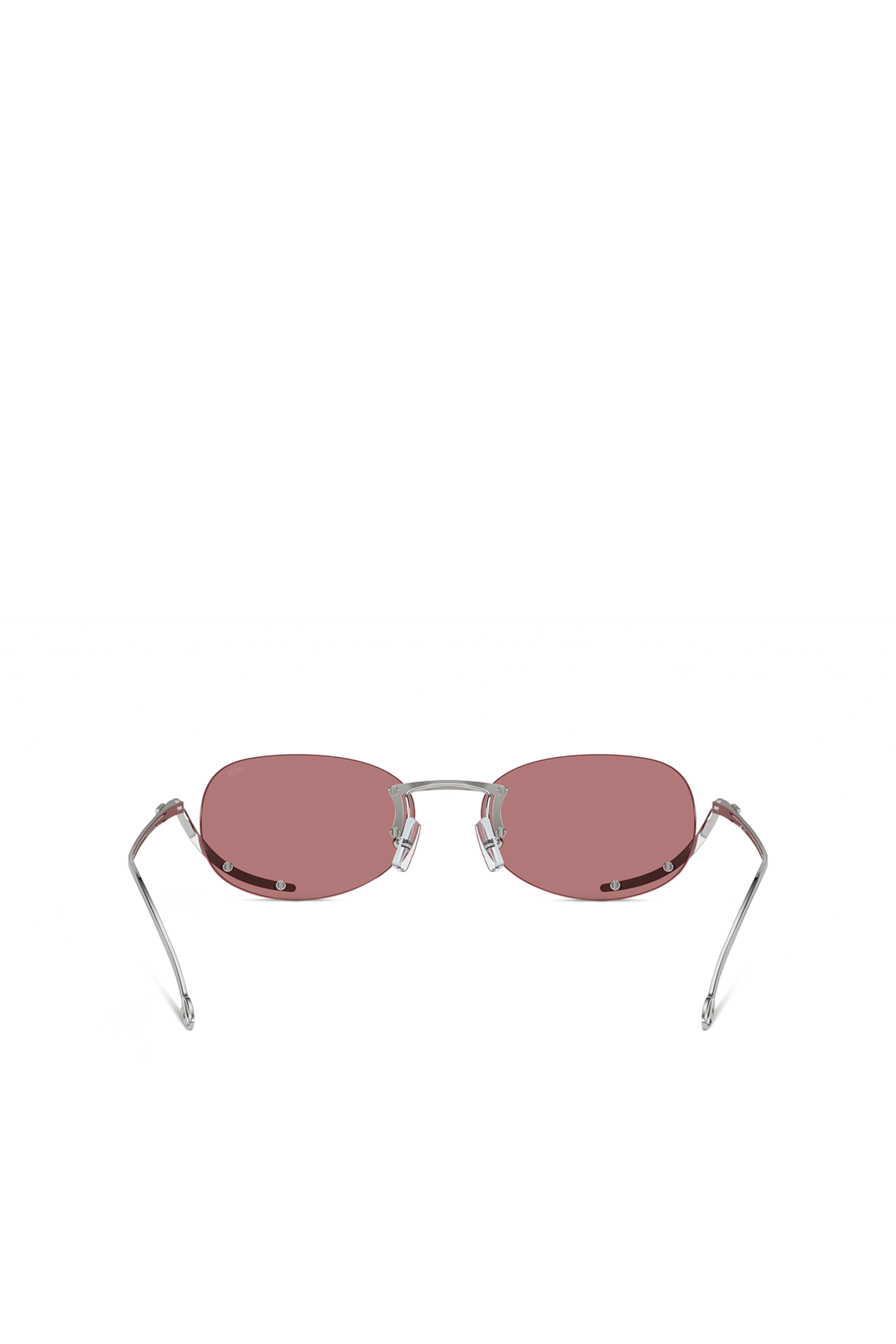 Diesel - 0DL1004, Lunettes de soleil ovales Mixte in Rose - 4