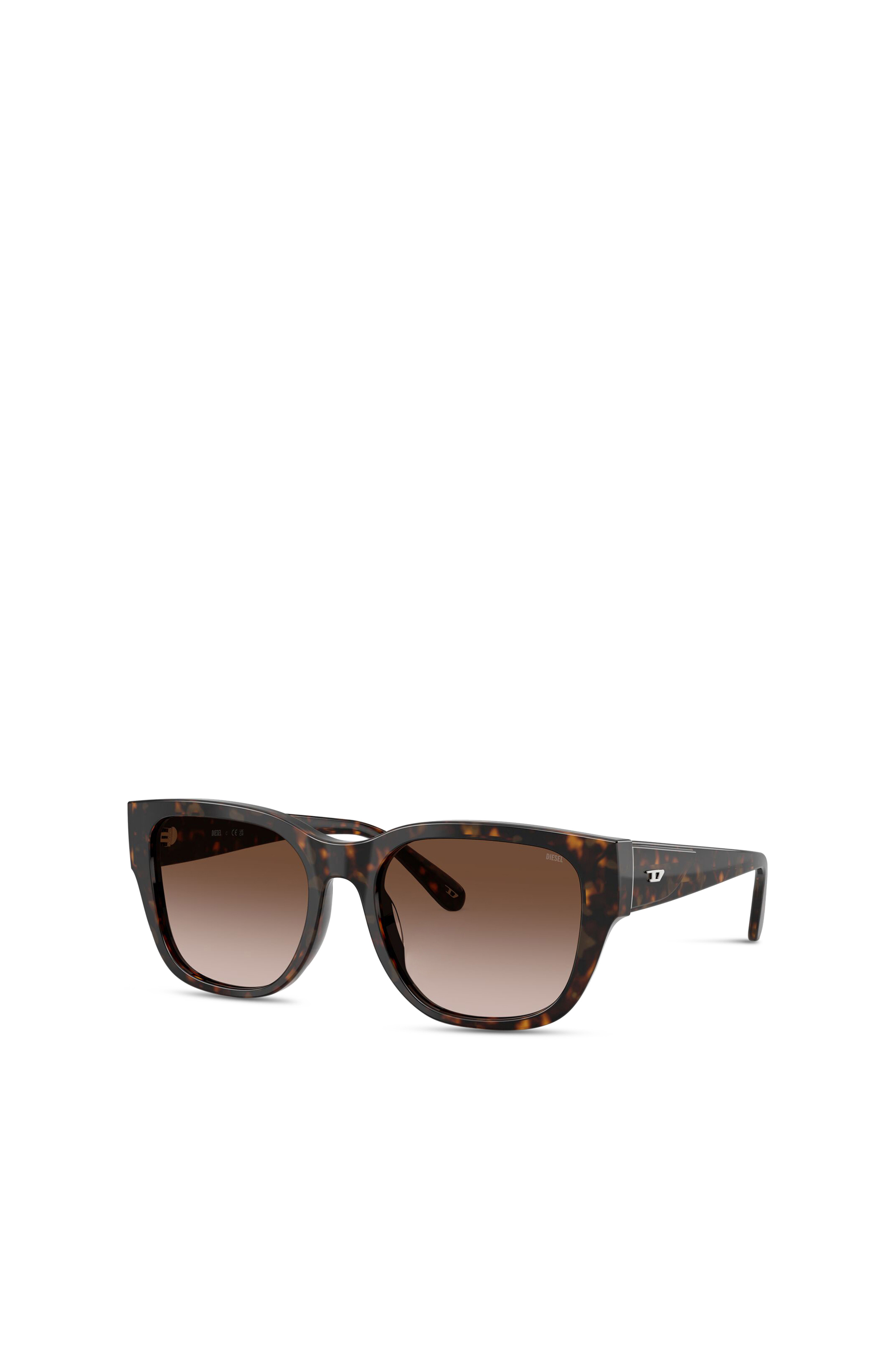 Diesel - 0DL2005, Lunettes de soleil carrées Mixte in Marron - 1