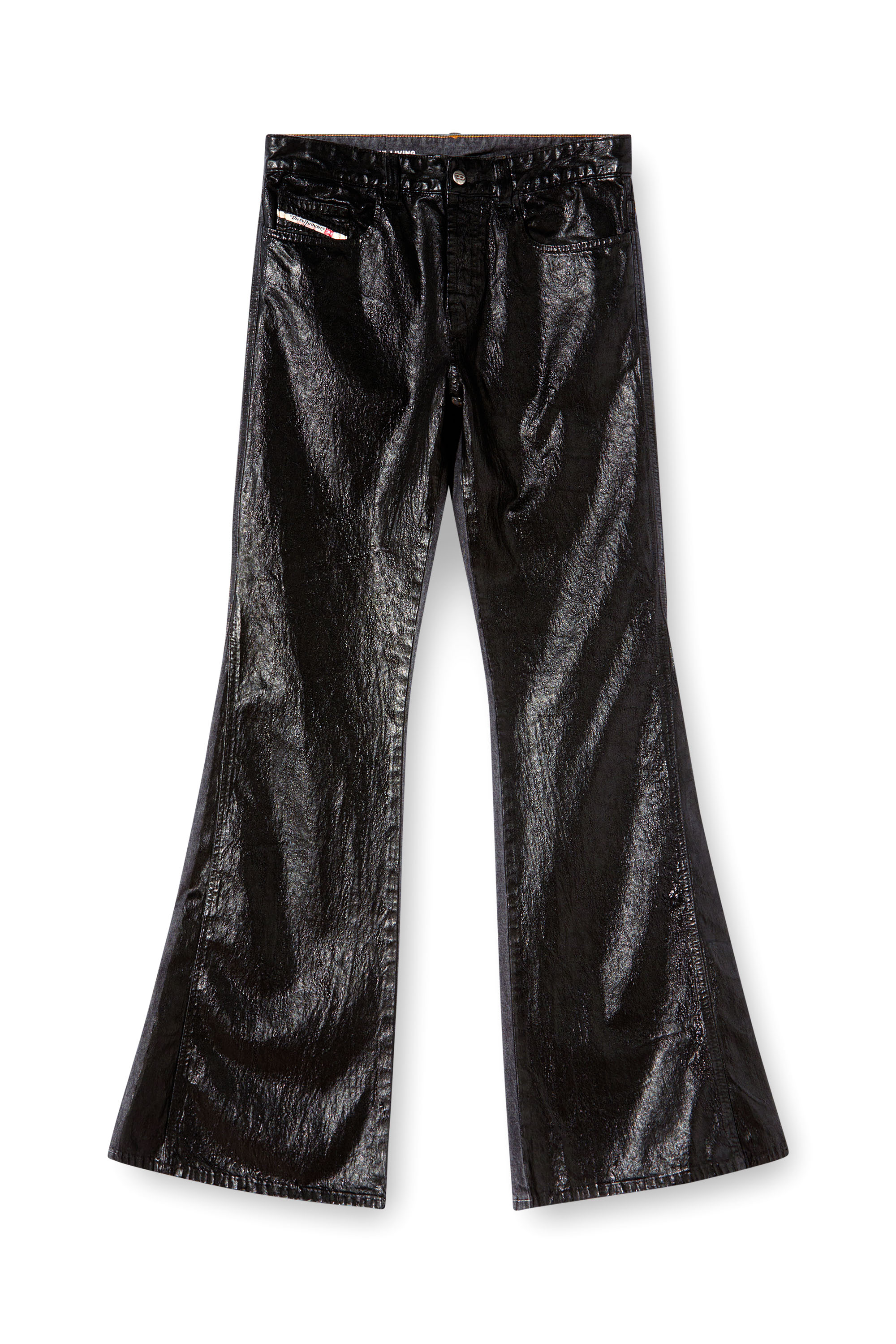 Diesel - Bootcut Jeans 1998 D-Buck 0DBCV Mixte, Noir/Gris foncé - Image 3
