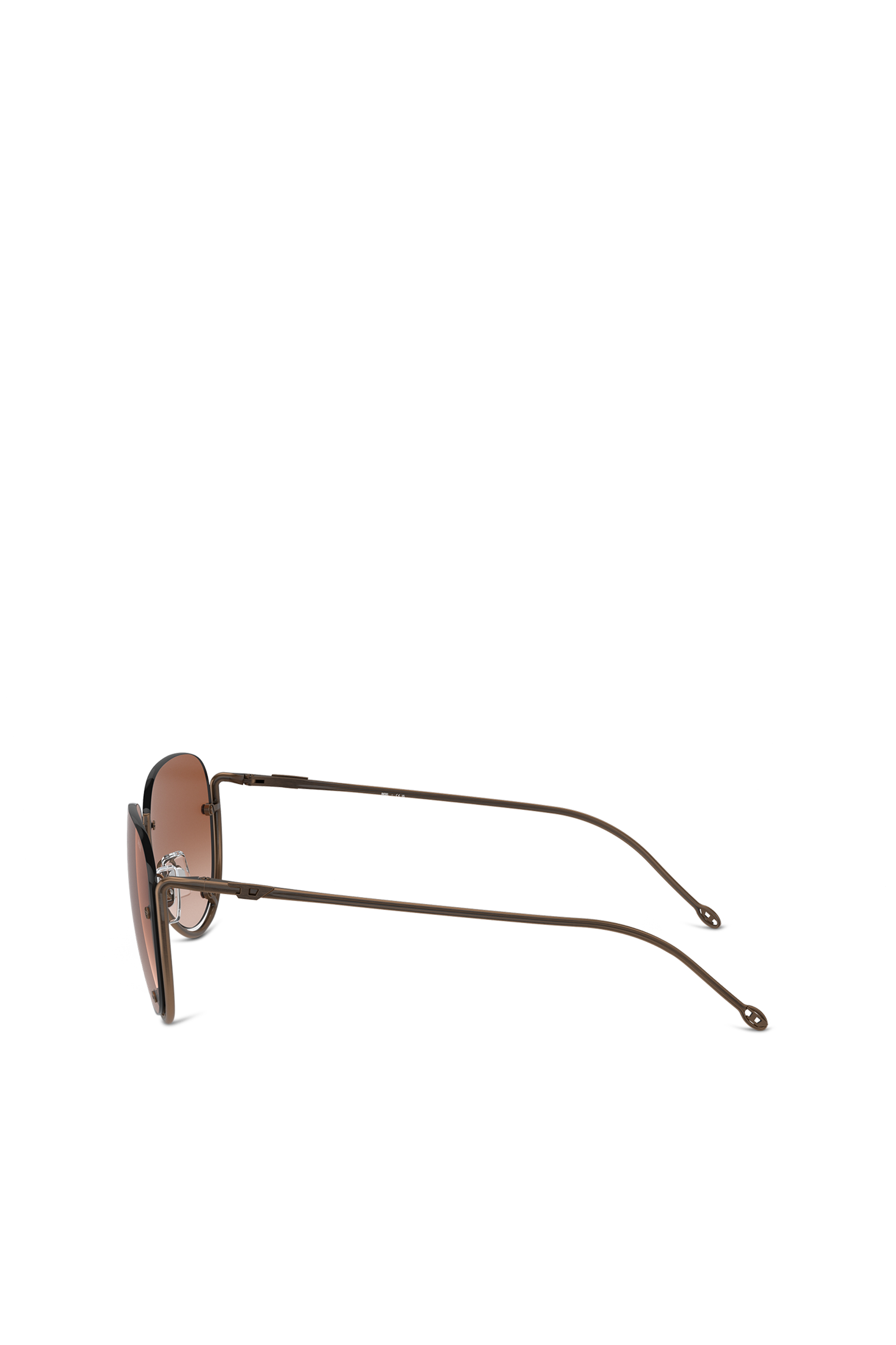Diesel - 0DL1003, Lunettes de soleil de modèle pilote Mixte in Marron - 3